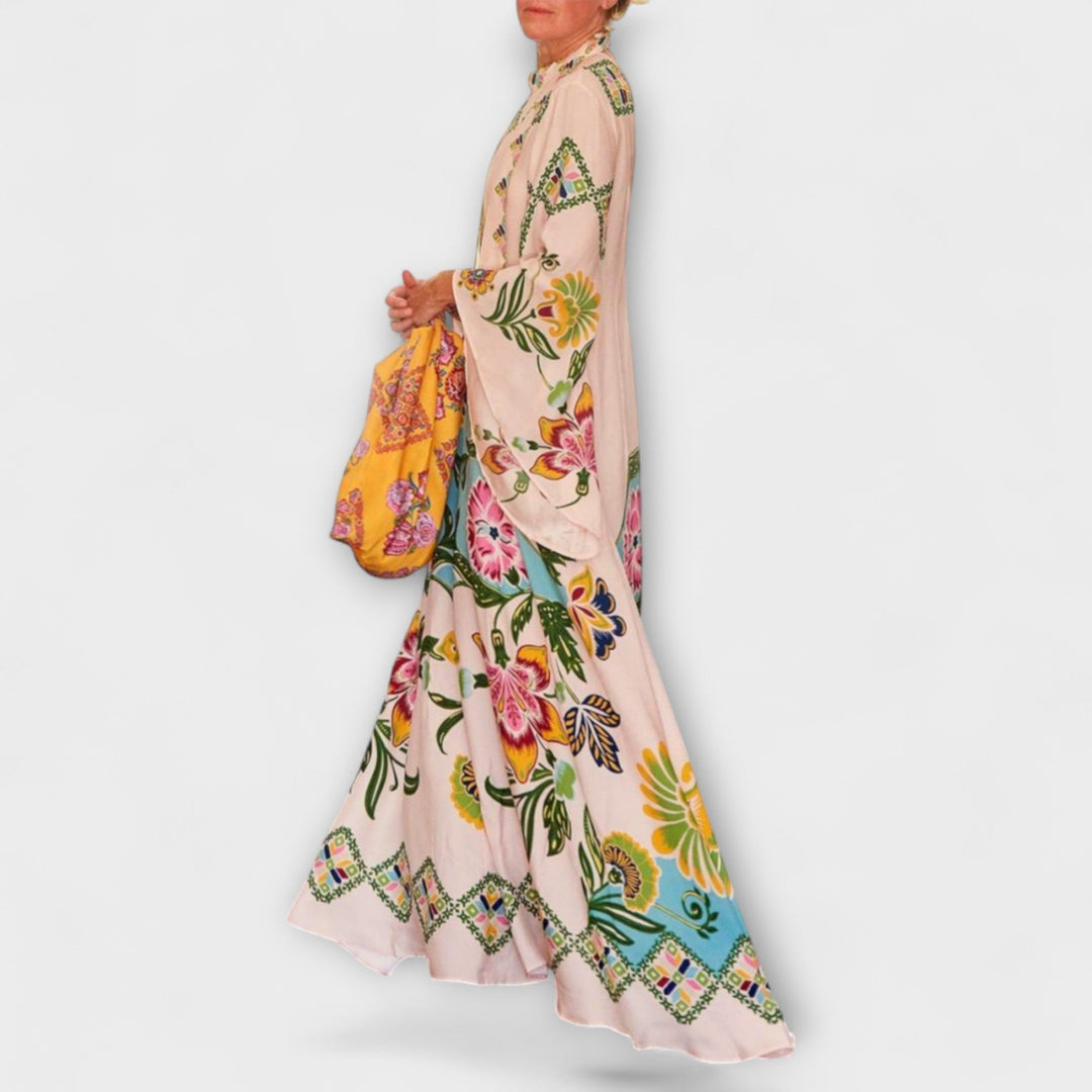 Cayetana | Vestido maxi floral holgado