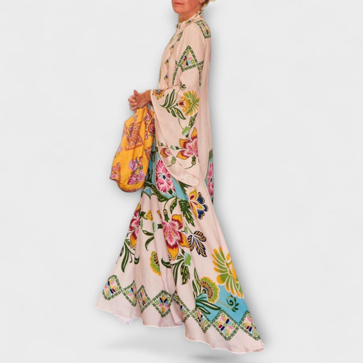 Cayetana | Vestido maxi floral holgado