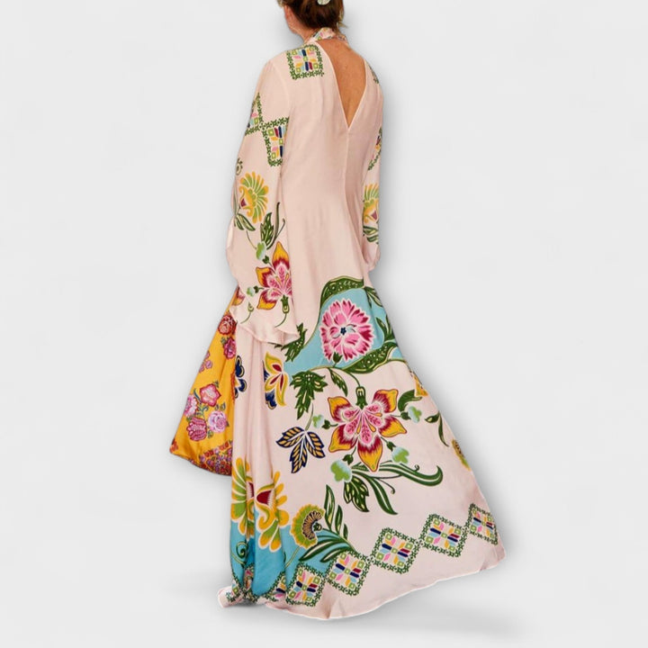 Cayetana | Vestido maxi floral holgado