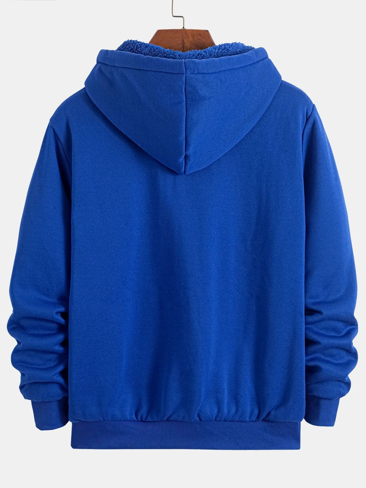 Edgar | Sudadera con capucha con forro de borreguito