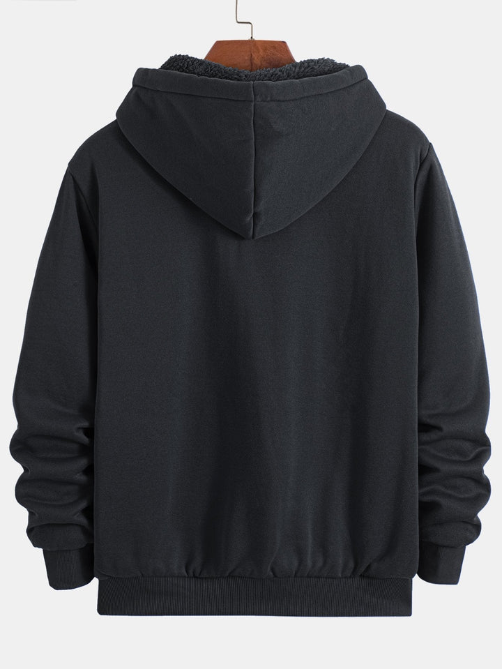 Edgar | Sudadera con capucha con forro de borreguito