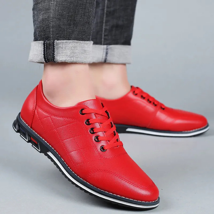 Eduardo | Zapatos casual negros con textura