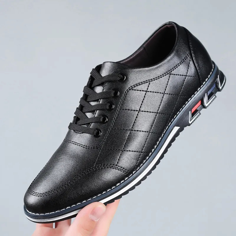 Eduardo | Zapatos casual negros con textura