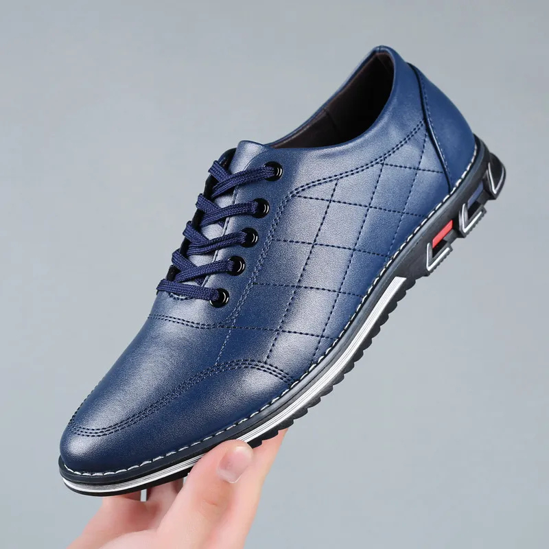 Eduardo | Zapatos casual negros con textura