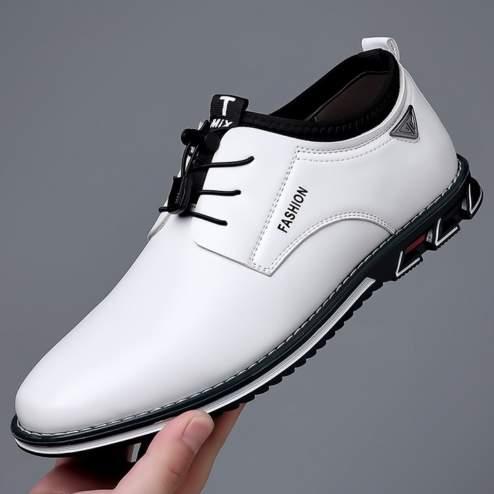 Elías | Zapatos derby negros de acabado brillante