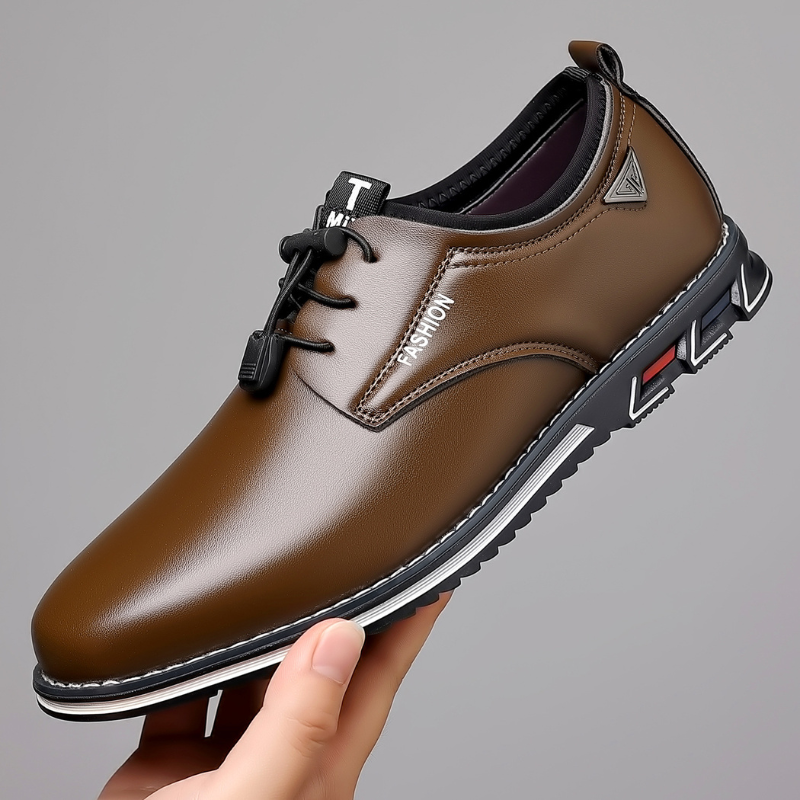 Elías | Zapatos derby negros de acabado brillante
