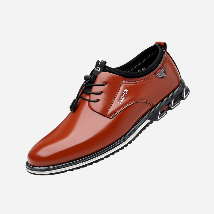 Elías | Zapatos derby negros de acabado brillante