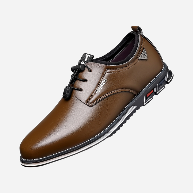 Elías | Zapatos derby negros de acabado brillante