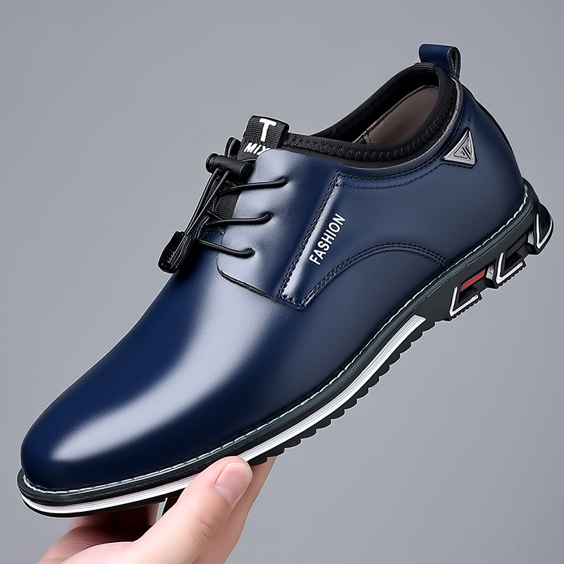 Elías | Zapatos derby negros de acabado brillante