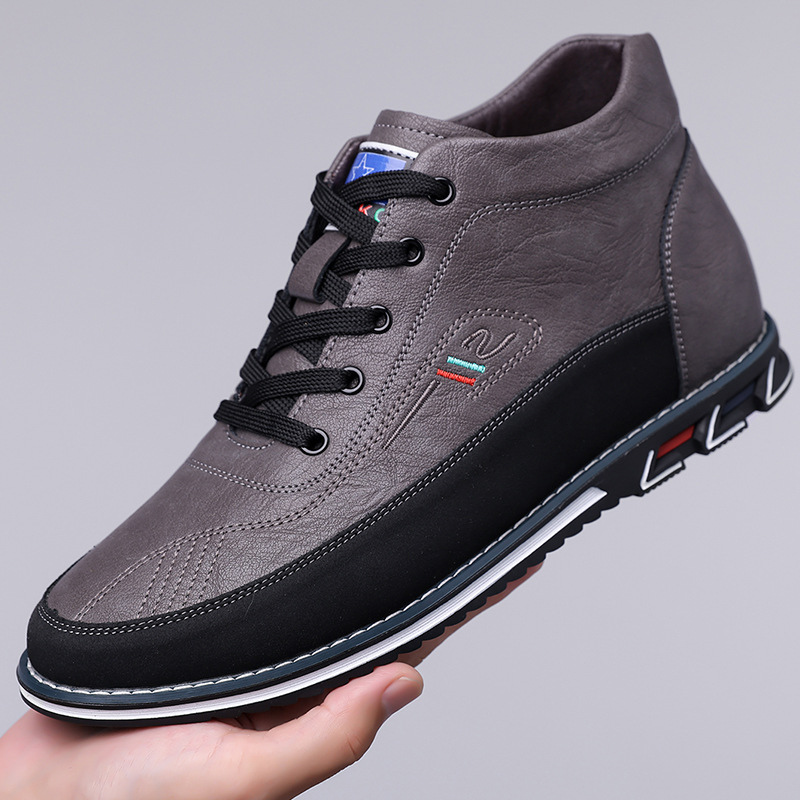 Erasmo | Zapatos casual negros de caña alta