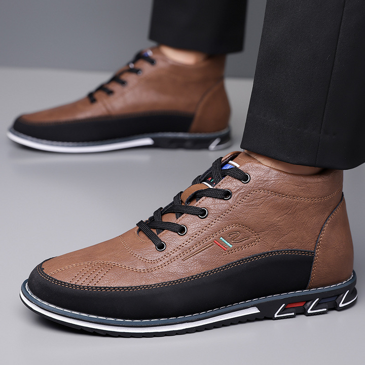 Erasmo | Zapatos casual negros de caña alta