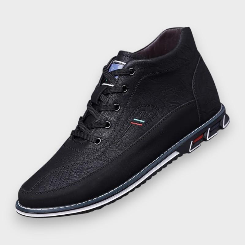 Erasmo | Zapatos casual negros de caña alta
