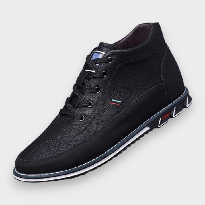 Erasmo | Zapatos casual negros de caña alta