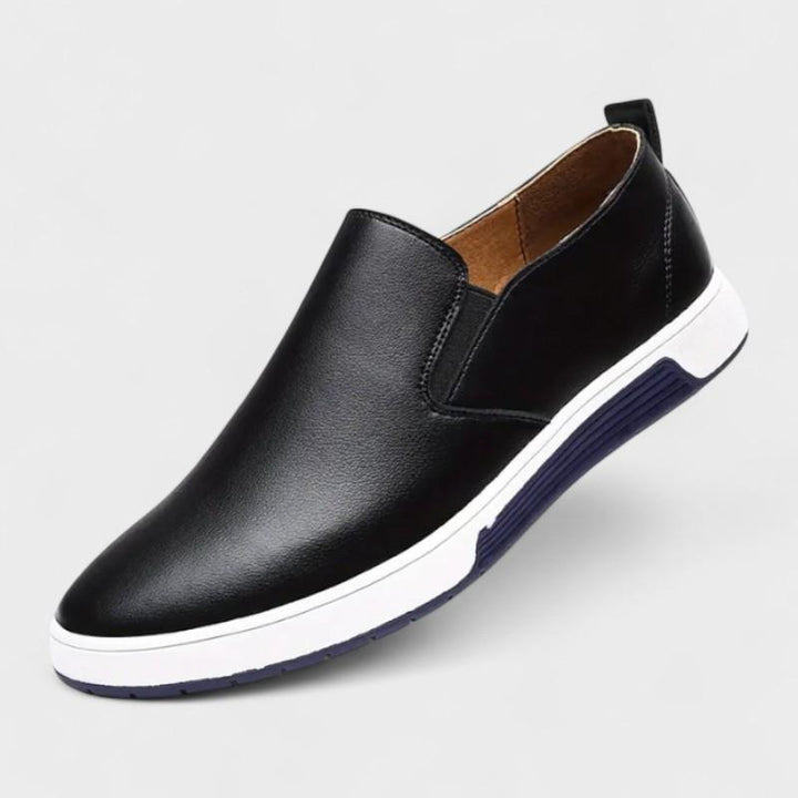 Ernesto | Mocasines negros sin cordones