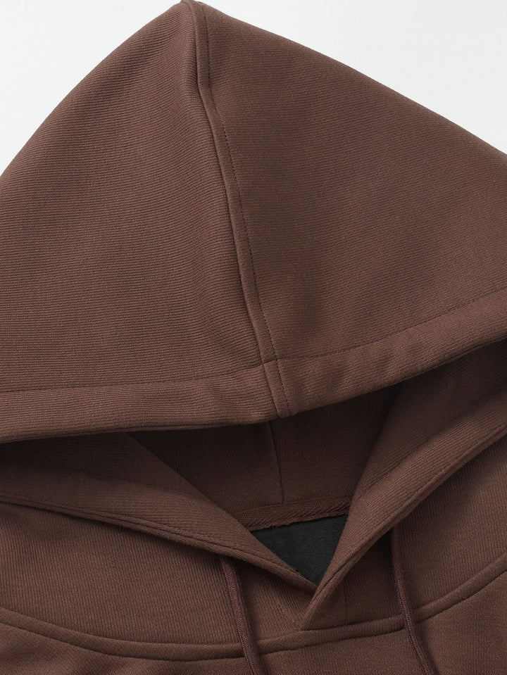 Eugenio | Sudadera con capucha oversize de algodón grueso