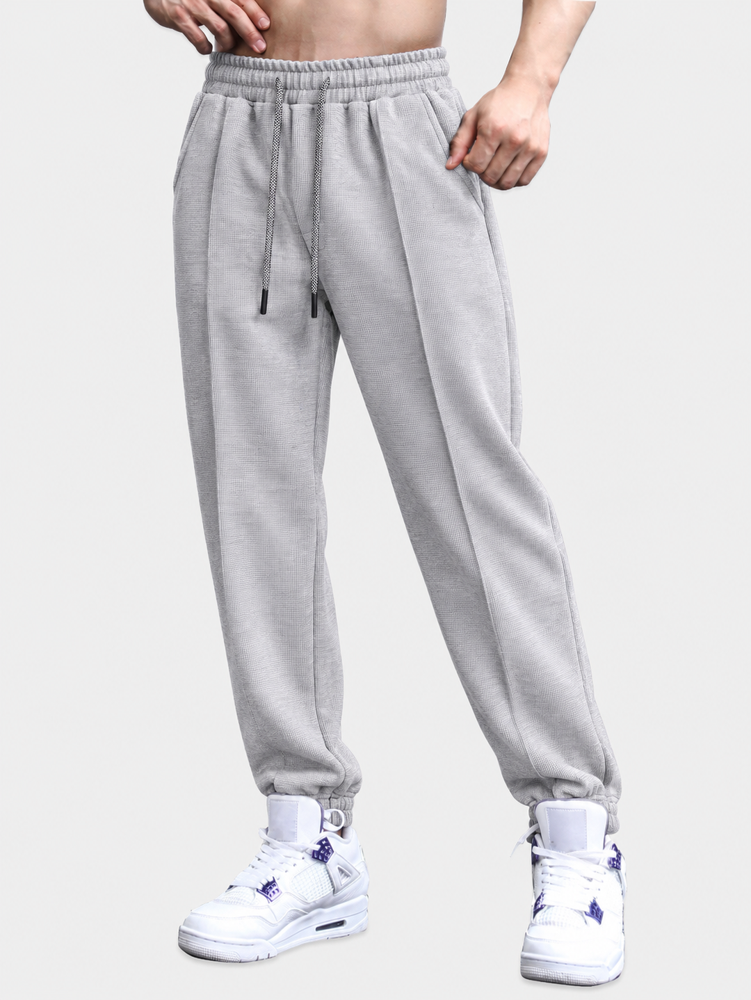 Eustaquio | Pantalón jogger con textura gofre