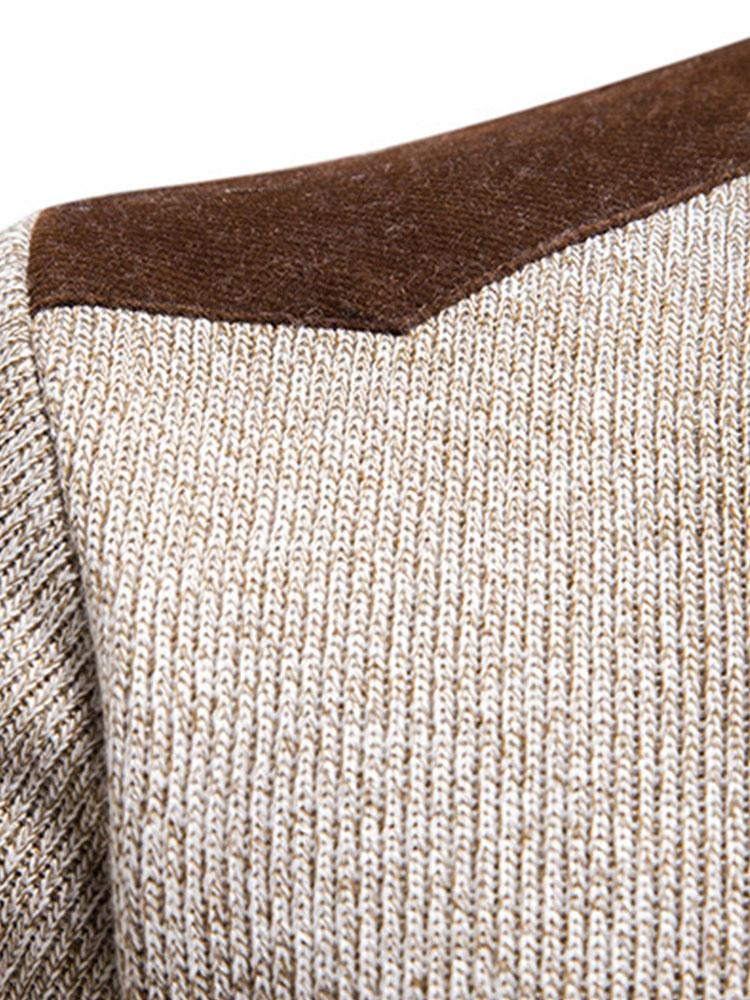 Evaristo | Jersey con bolsillo en contraste y media cremallera
