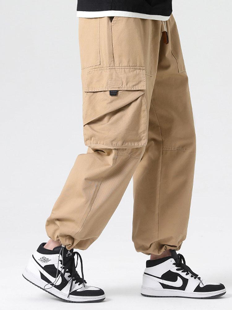 Evencio | Pantalón cargo parachute con cordón