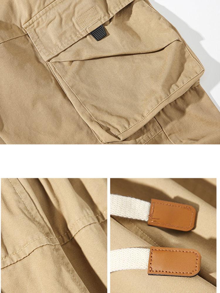 Evencio | Pantalón cargo parachute con cordón