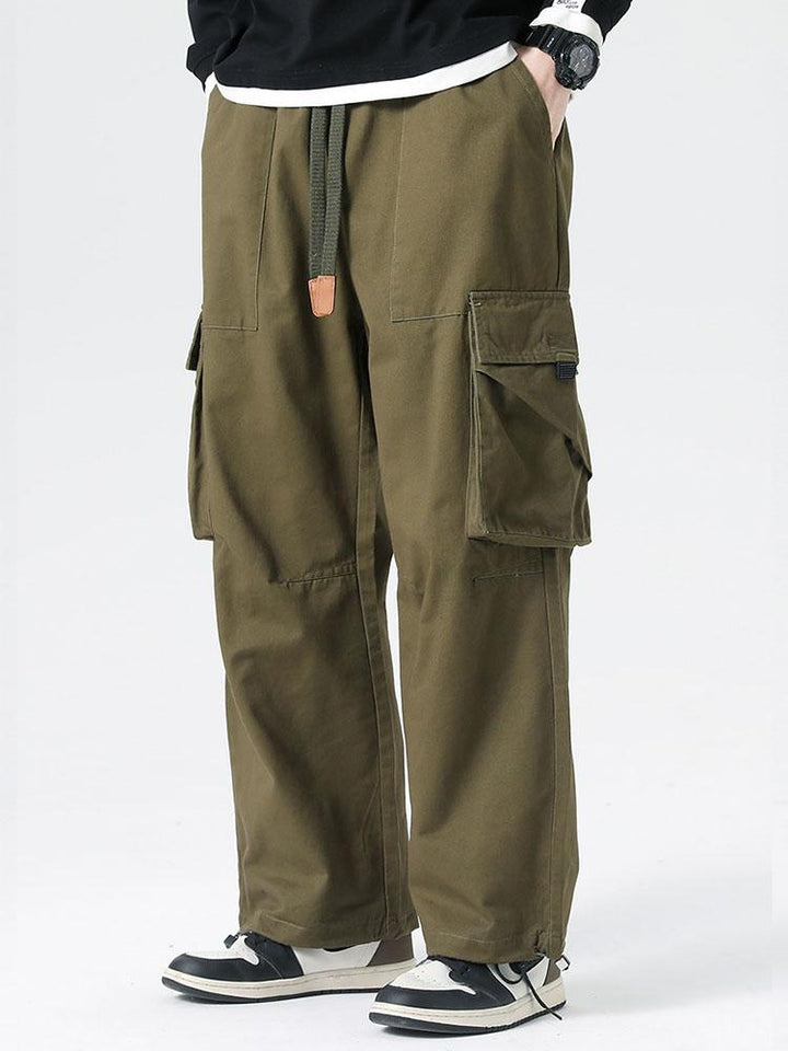 Evencio | Pantalón cargo parachute con cordón