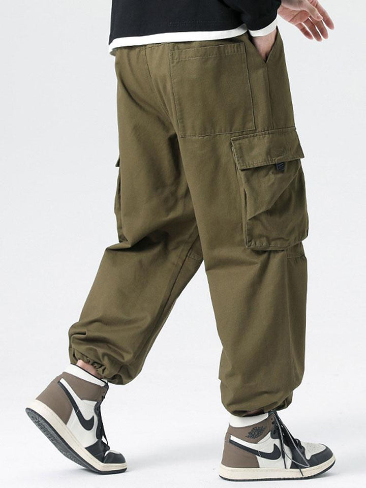 Evencio | Pantalón cargo parachute con cordón