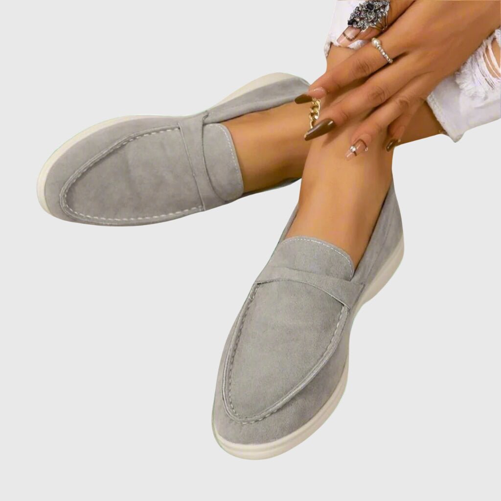Fátima | Mocasines casual en color topo