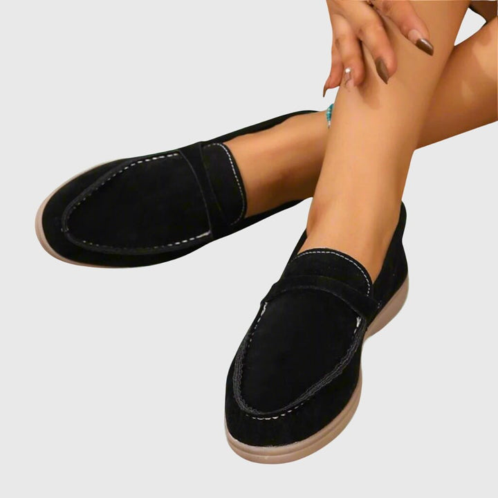 Fátima | Mocasines casual en color topo