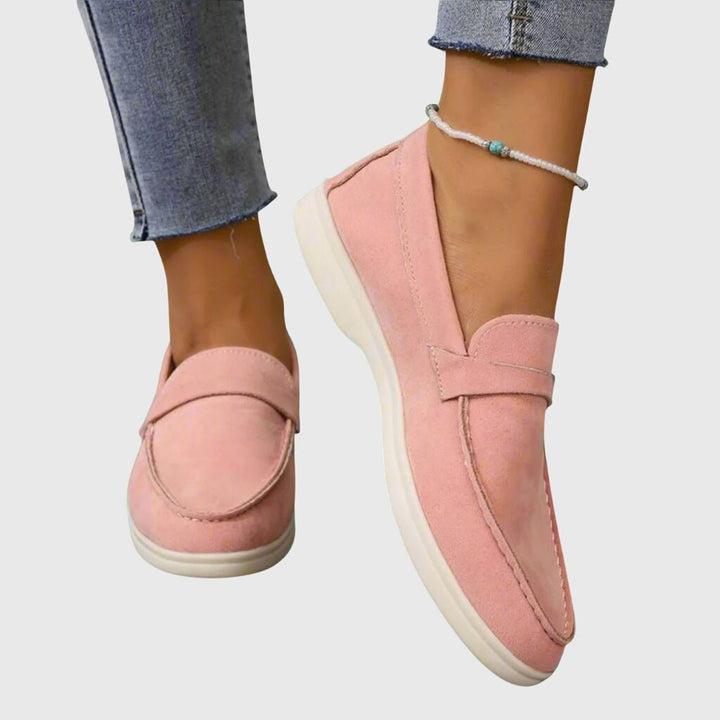 Fátima | Mocasines casual en color topo