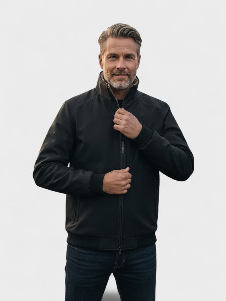 Felipe | Chaqueta azul de línea minimalista