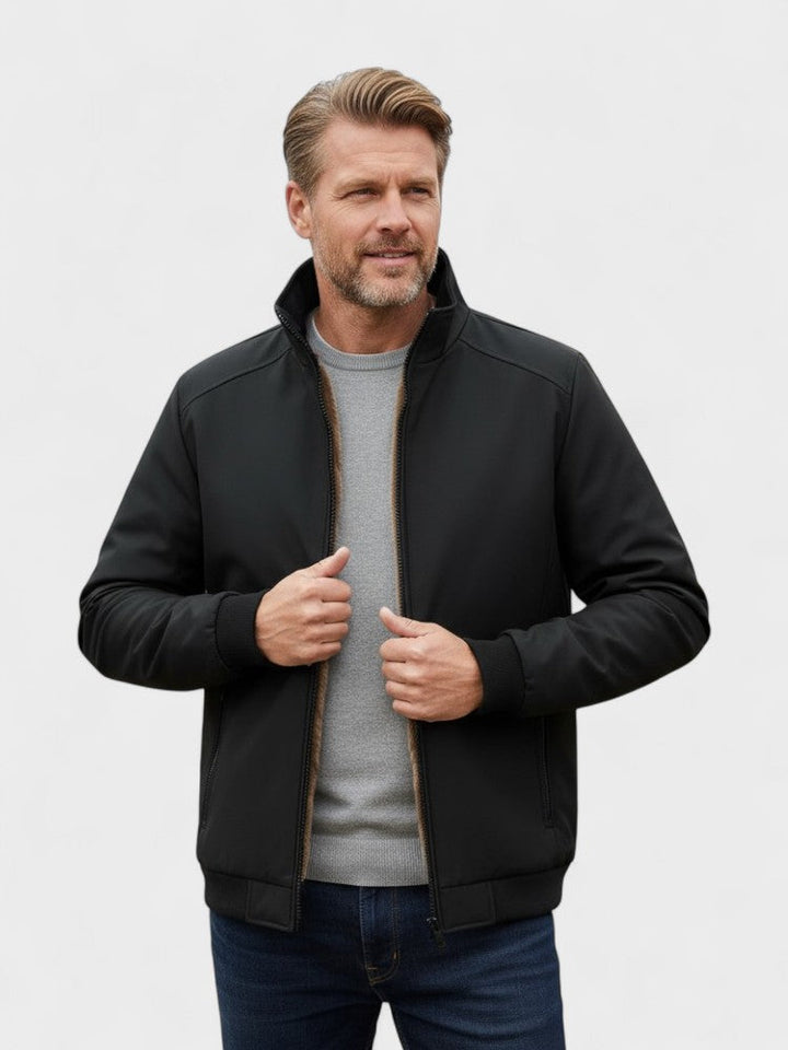 Felipe | Chaqueta azul de línea minimalista