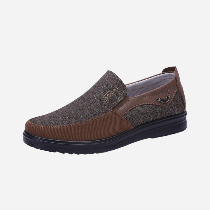 Félix | Mocasines negros de perfil bajo