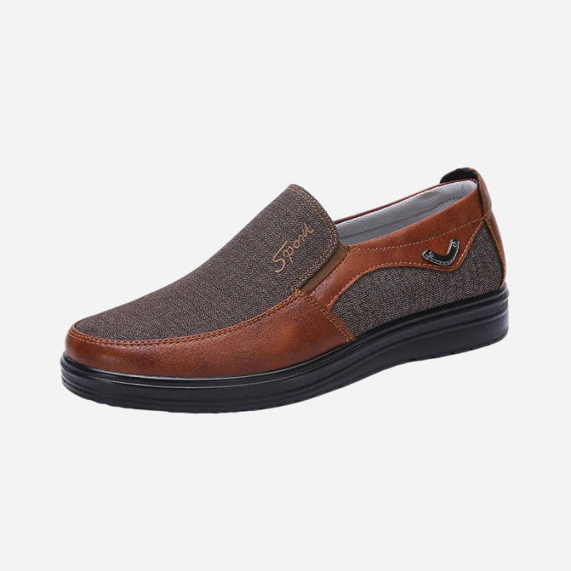 Félix | Mocasines negros de perfil bajo