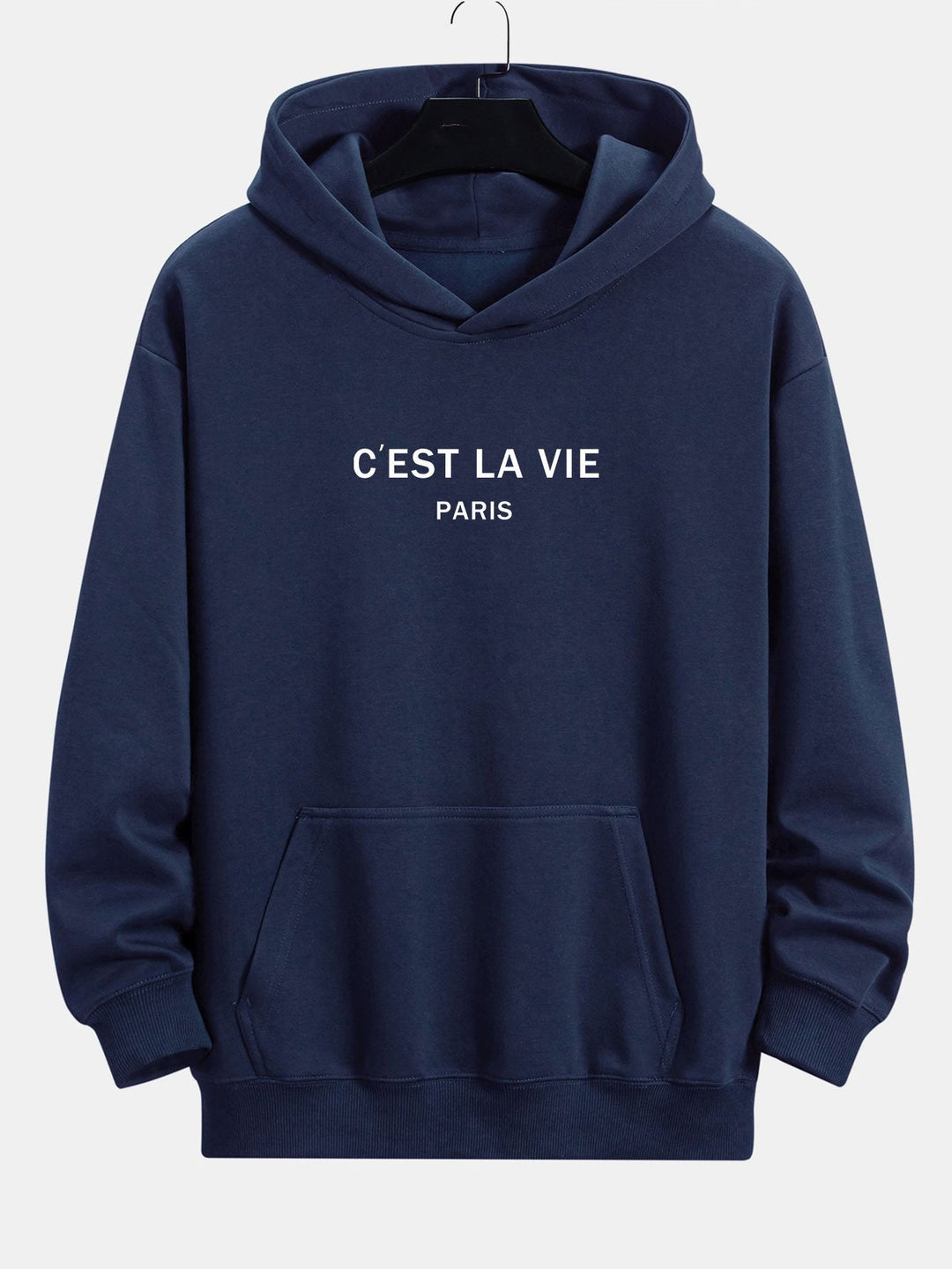 Fermín | Sudadera con capucha con estampado de París y corte relajado