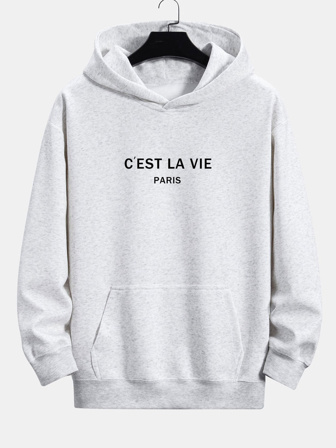 Fermín | Sudadera con capucha con estampado de París y corte relajado