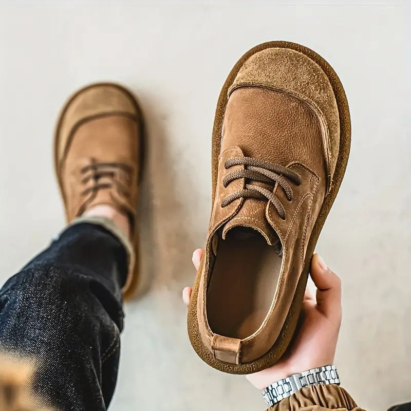Fermín | Zapatos casual marrones con cordones