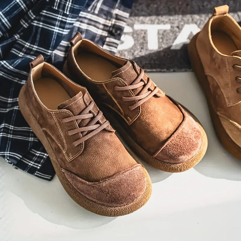 Fermín | Zapatos casual marrones con cordones