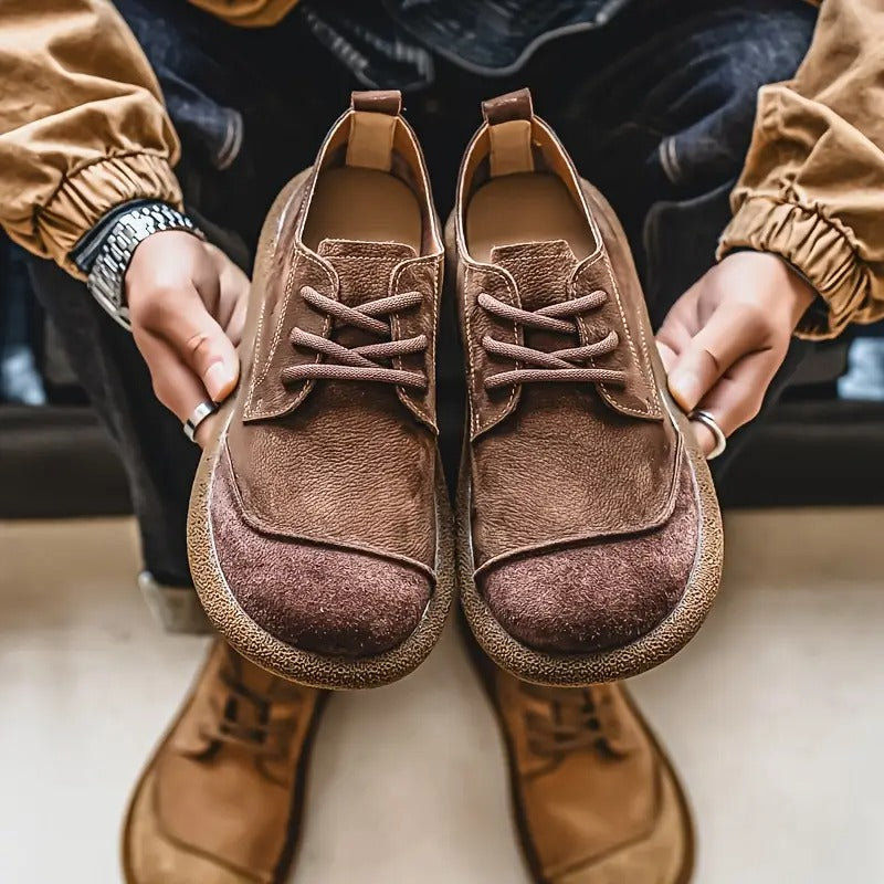 Fermín | Zapatos casual marrones con cordones