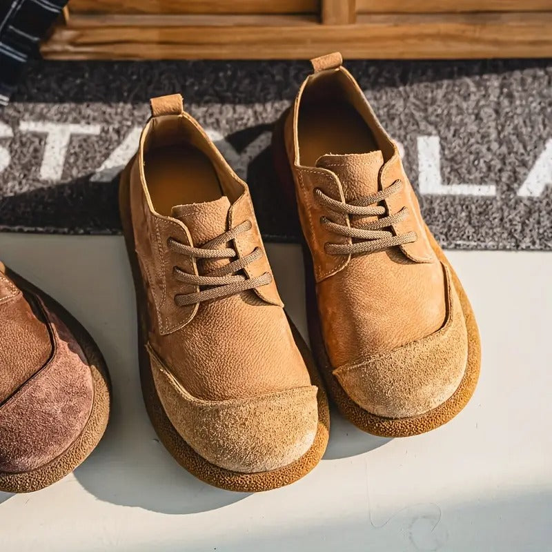 Fermín | Zapatos casual marrones con cordones