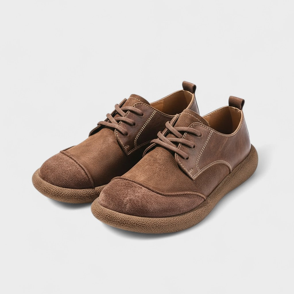 Fermín | Zapatos casual marrones con cordones