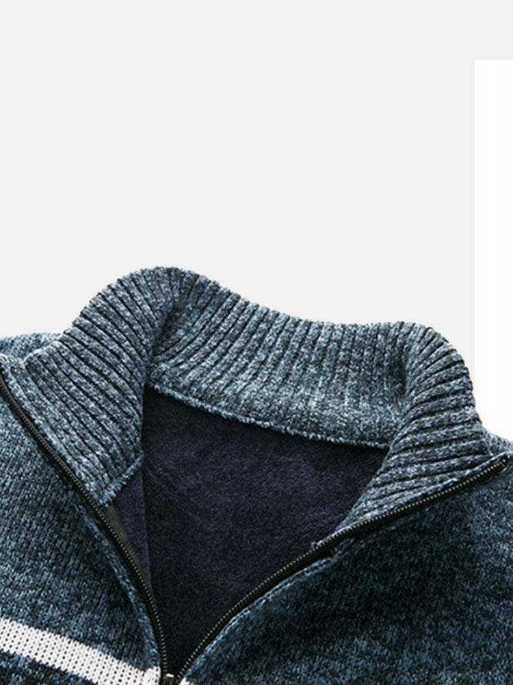 Fortunato | Jersey con estampado geométrico y cremallera