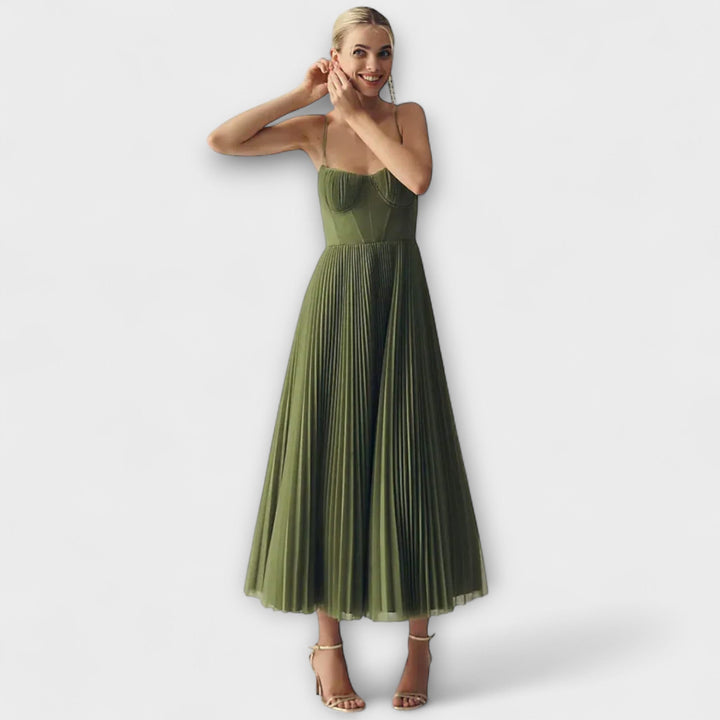 Elisa | Vestido maxi romántico