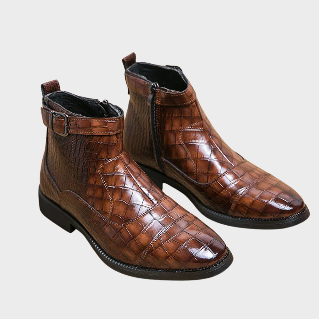 Francisco Tomás | Botines trenzados con hebilla