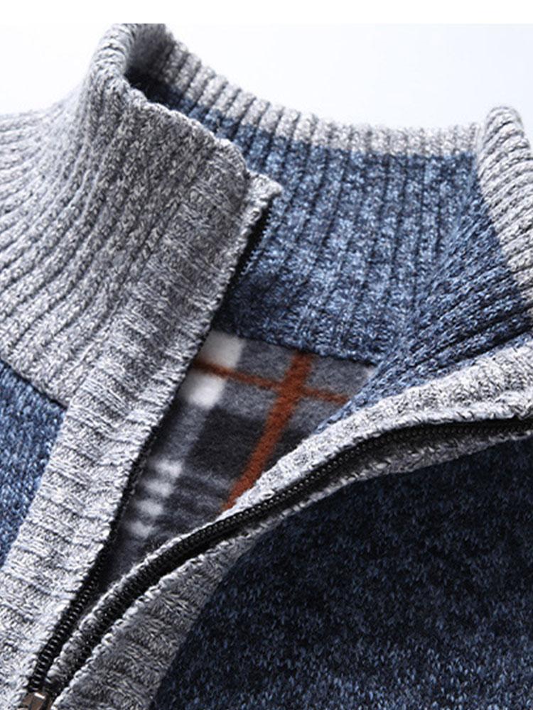 Fulgencio | Jersey en contraste con cremallera