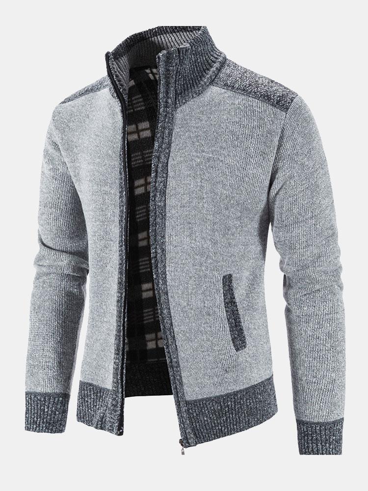 Fulgencio | Jersey en contraste con cremallera