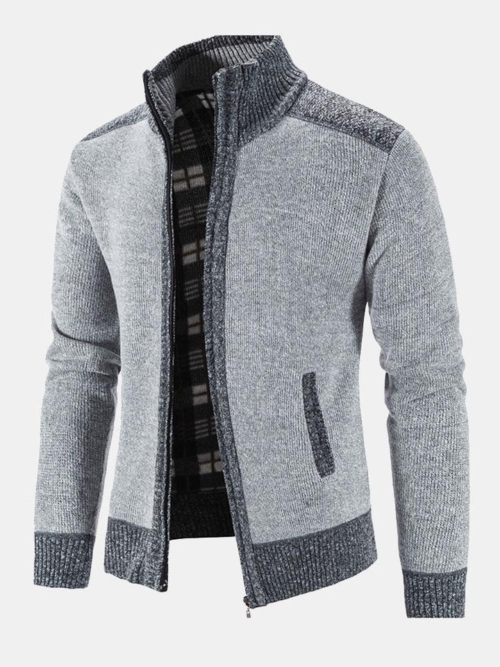 Fulgencio | Jersey en contraste con cremallera