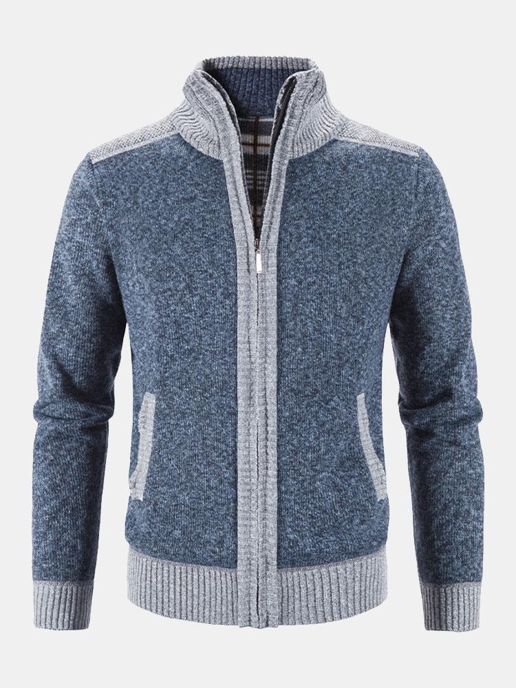 Fulgencio | Jersey en contraste con cremallera