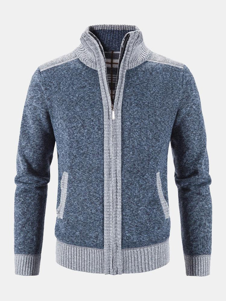 Fulgencio | Jersey en contraste con cremallera