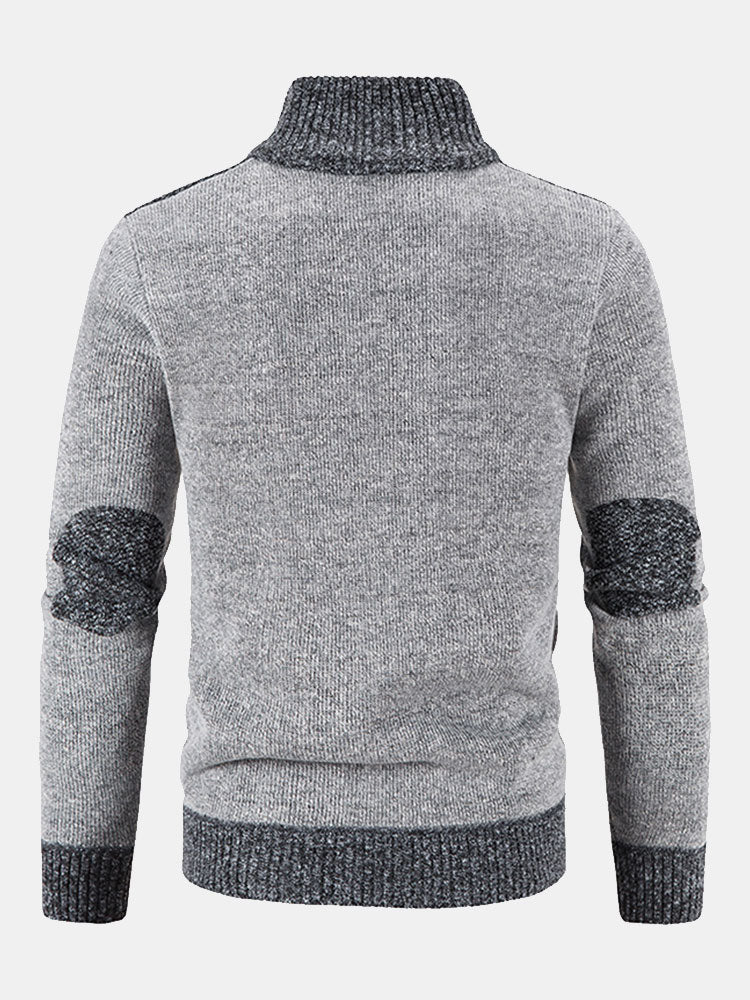 Fulgencio | Jersey en contraste con cremallera