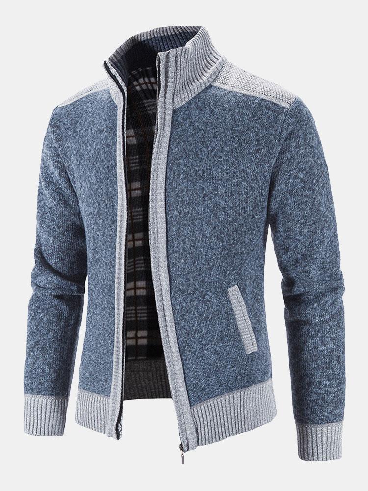 Fulgencio | Jersey en contraste con cremallera