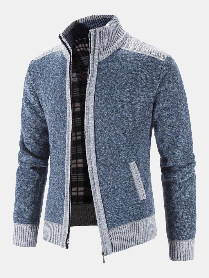 Fulgencio | Jersey en contraste con cremallera